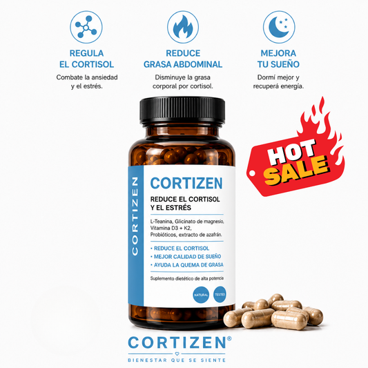 CORTIZEN | Reduce los niveles de cortisol, estrés y ansiedad