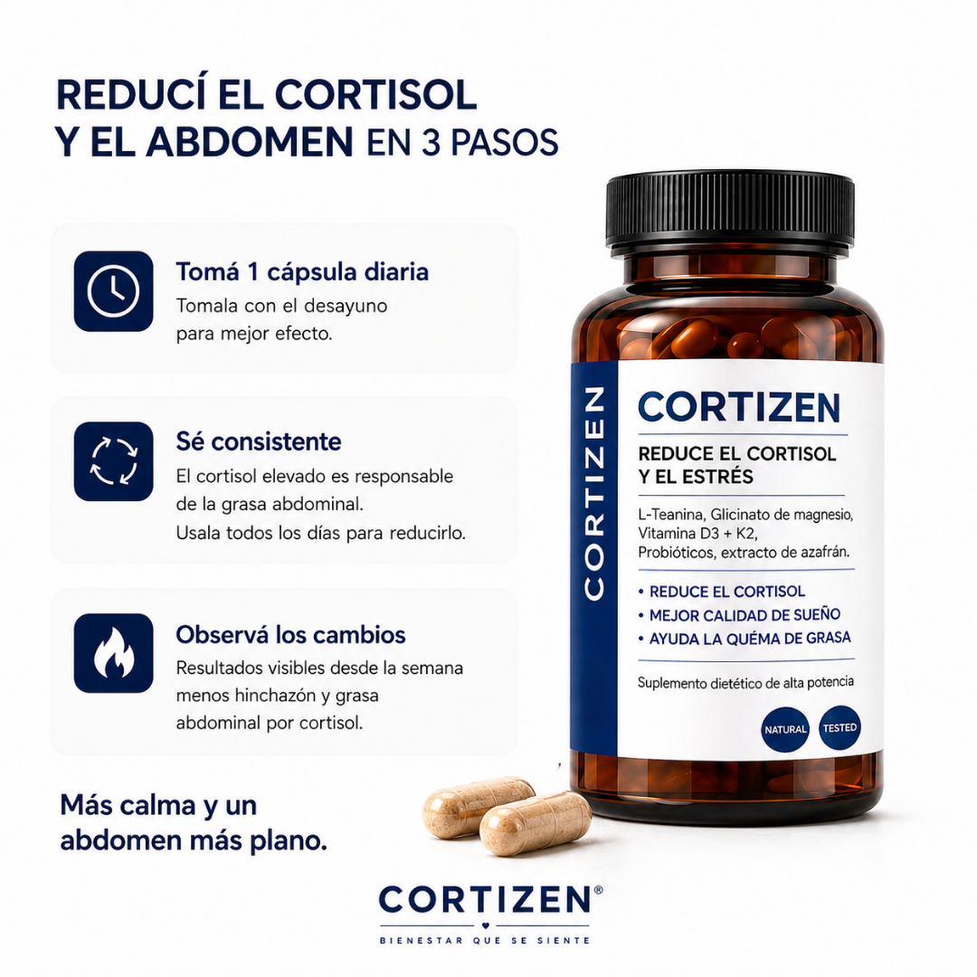 CORTIZEN | Cápsulas Adelgazantes - Quemador de Grasas