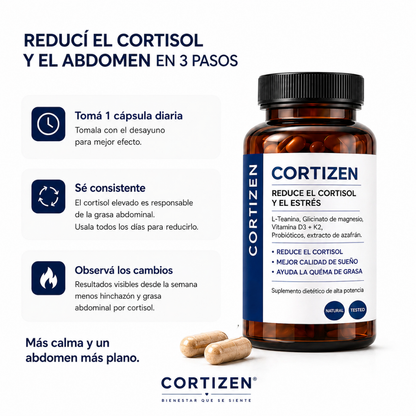 CORTIZEN | Cápsulas Adelgazantes - Quemador de Grasas