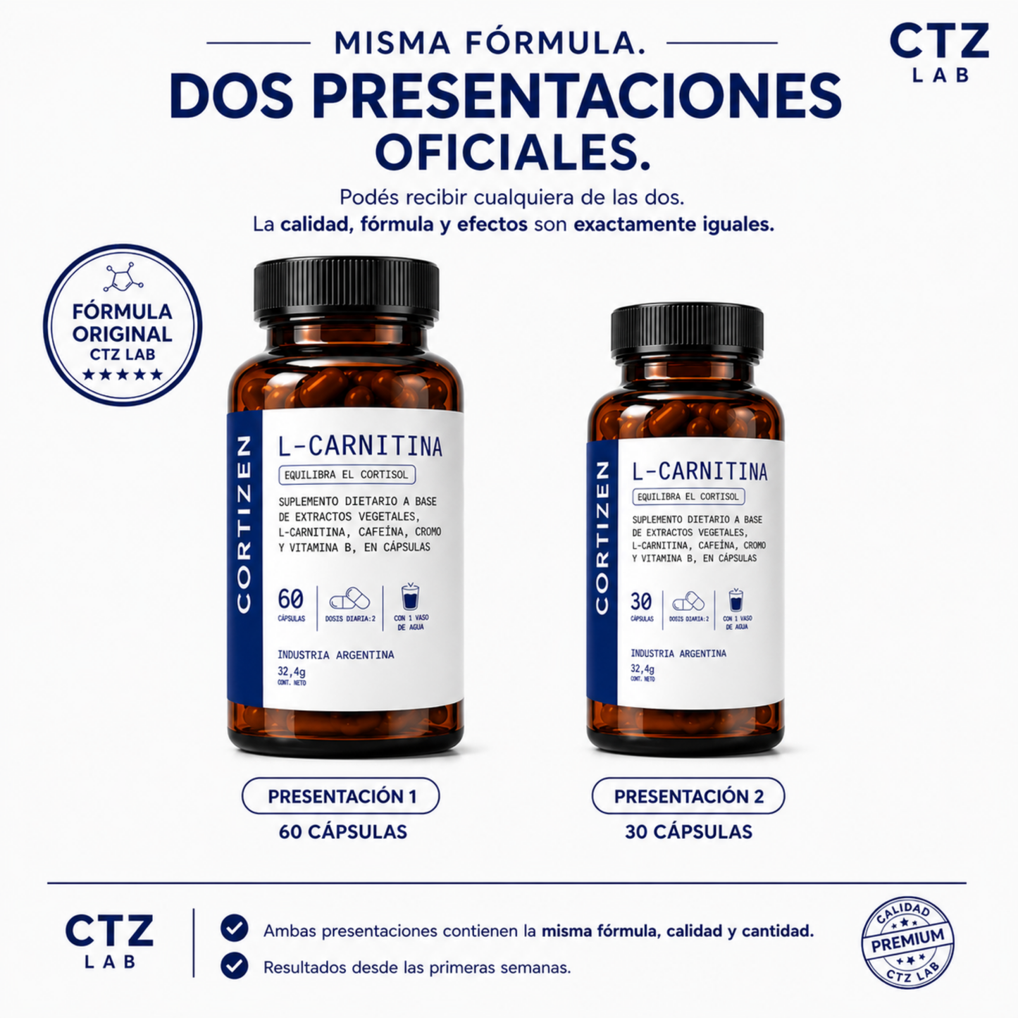 CORTIZEN | Cápsulas Adelgazantes - Quemador de Grasas